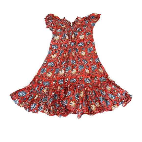 Trade Cloth Printed Dress Small